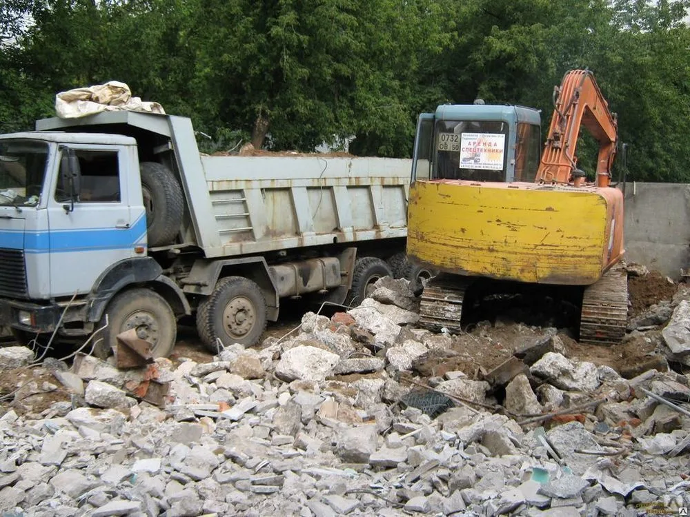 Вывоз бетонного боя и утилизация в Курске в октябре